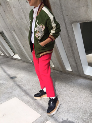 ELLE SHOP】「クロエ」の高級スカジャンで春スタイルを開始！'S CLOSET