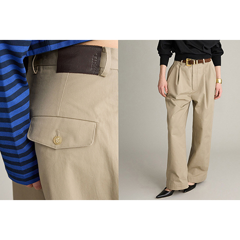 完売続きの「コットンチノタックパンツ」が待望の追加予約スタート！