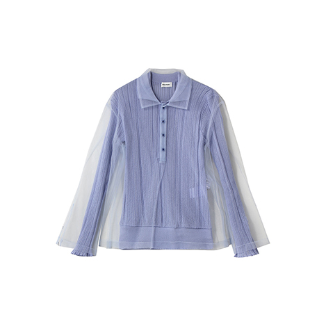 ベーシックに華やぎを添える「チカ キサダ」の主役トップス