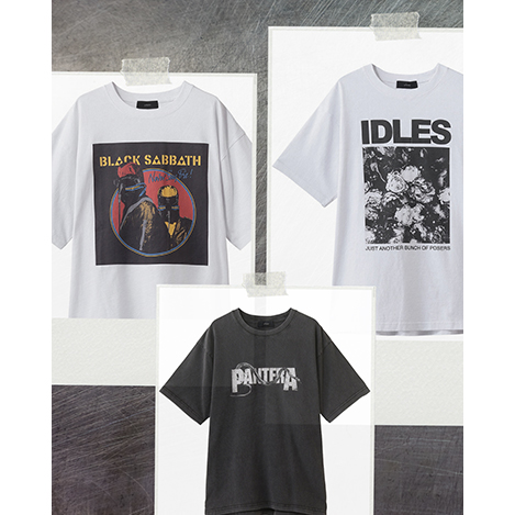 ヴィンテージライクなロックTシャツ特集