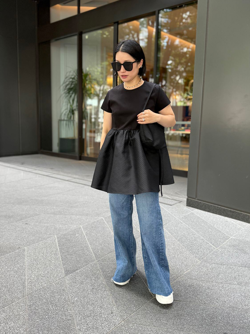 クチュールシリーズの着こなしをレクチャー