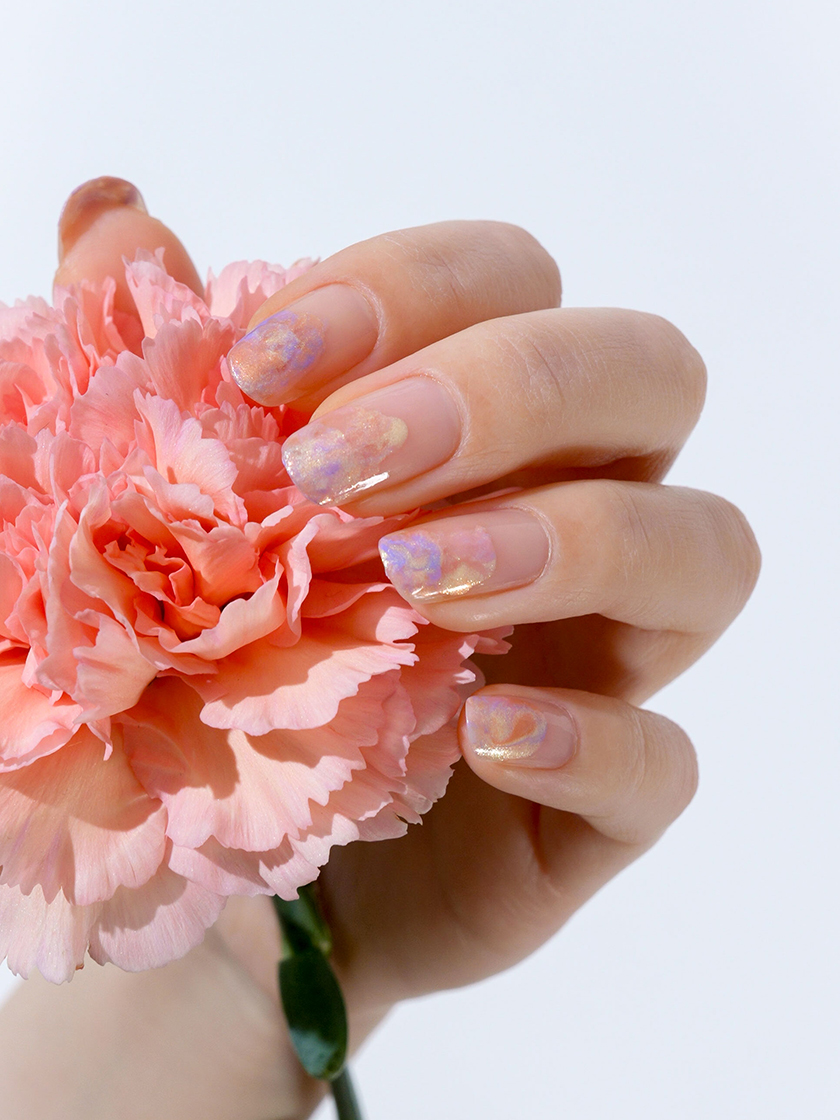 アルミホイルで乗せるだけ~簡単ニュアンスネイル~