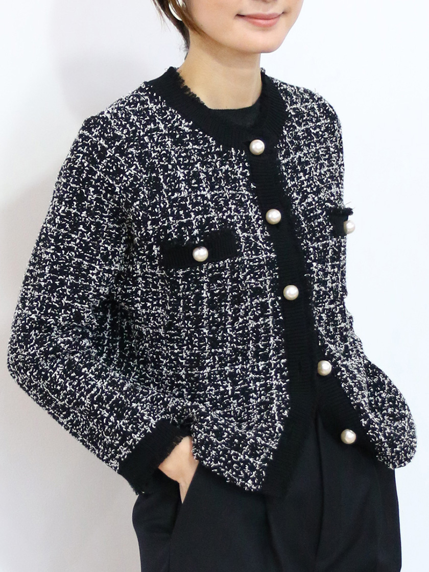 【ELLE SHOP限定】アイテム登場! 【SOI-MeME】のツイード風ニットシリーズ