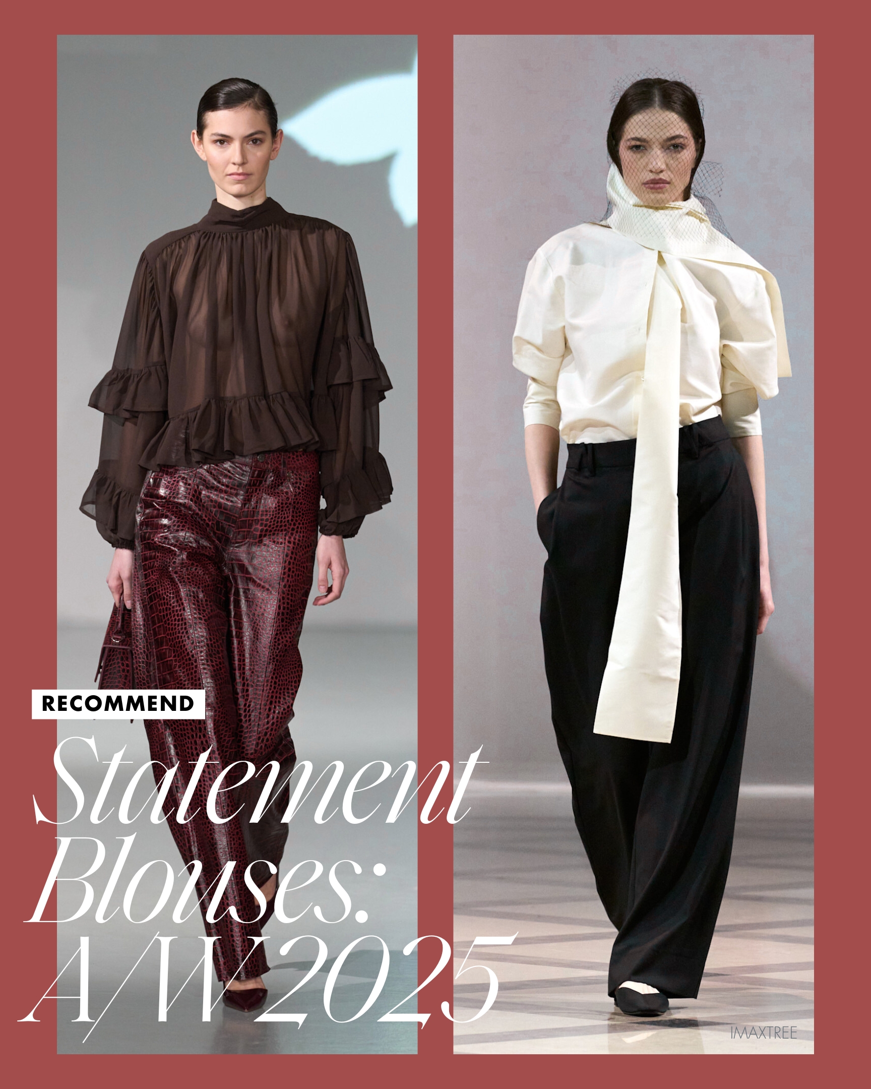 秋から冬まで活躍するブラウス決定版【2025AW】