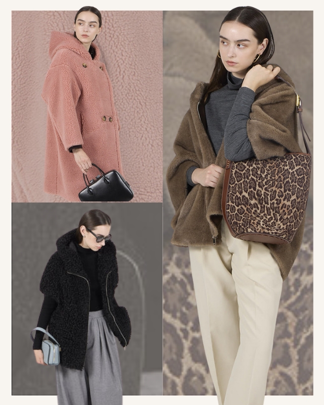 あったかモダンな「リナージオ」のふわもこアウター