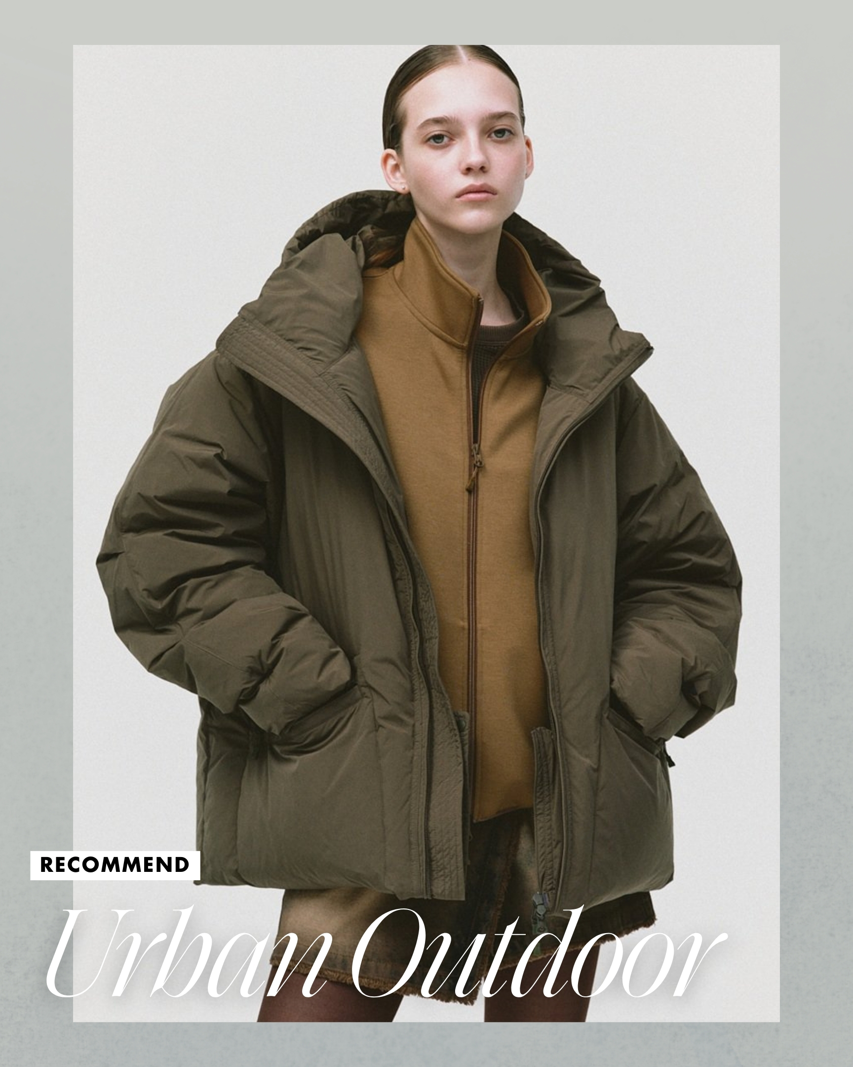 タウンユースにもアウトドアブランドの機能アイテム