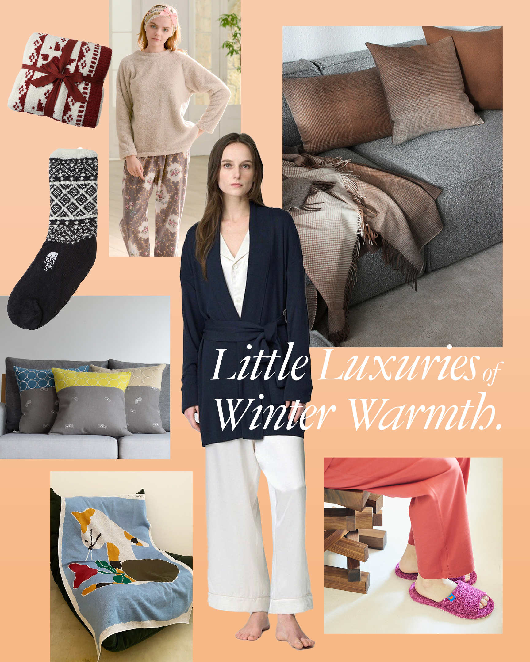 冬ならではの幸せを味わう。心も体も包み込む、あたたか小物