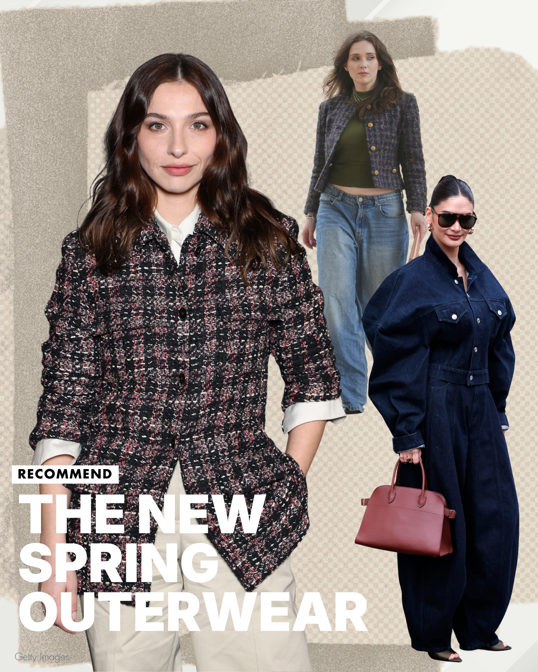 春を呼び込むスプリングアウター