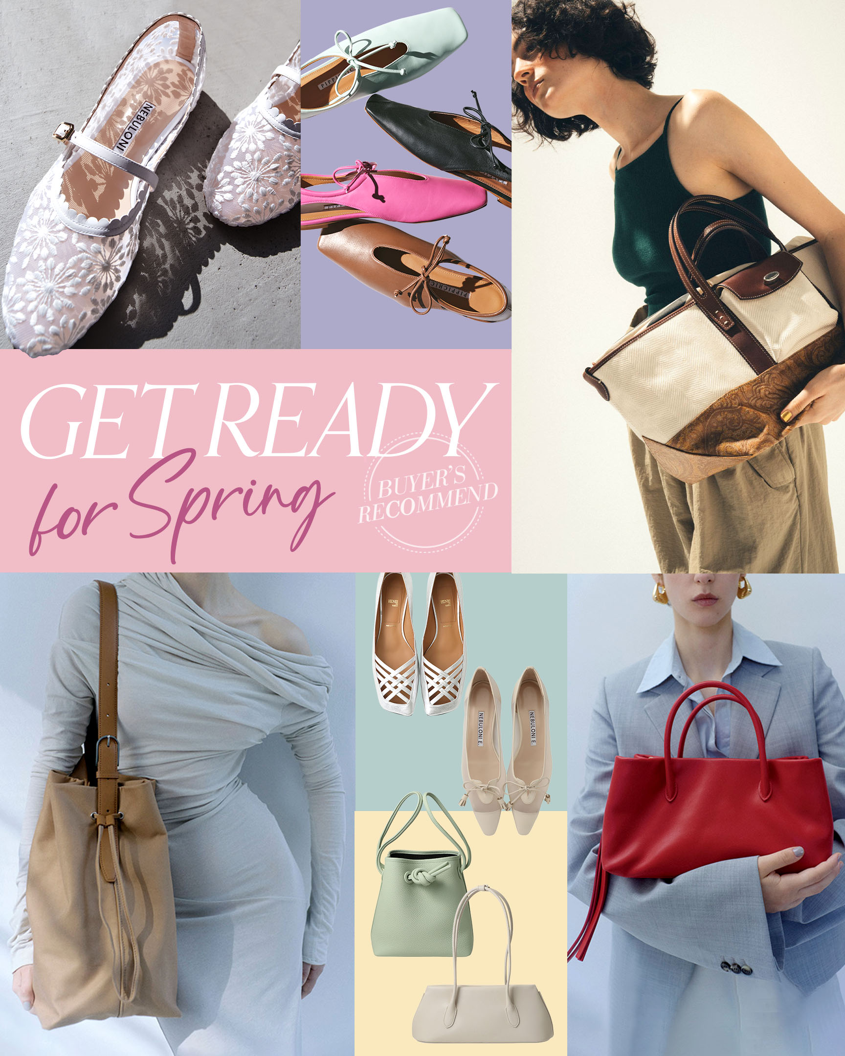 春を感じるシューズ＆バッグで、明日からのおしゃれを更新