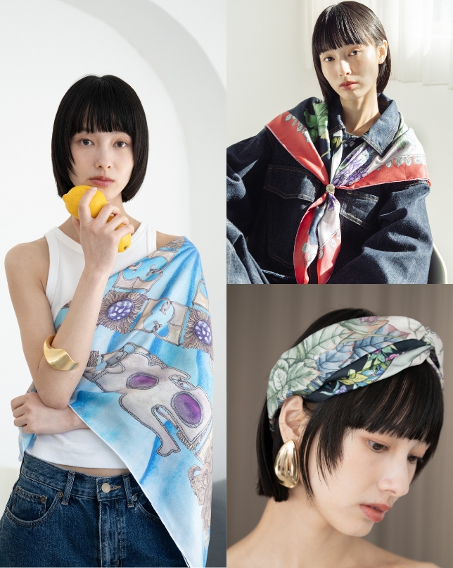 「スウォッシュ ロンドン」のスカーフでもっとハッピーに！