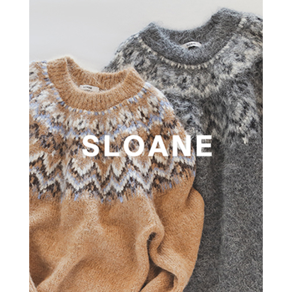 ニットの季節到来！ 日々のワードローブに欠かせない「スローン」のエブリデーニット
