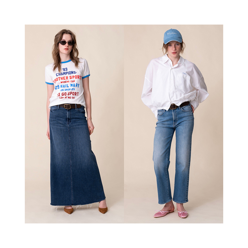 大人のデニムに洗練と遊び心を。こだわりの一本に出会える「マザー」の春スタイル