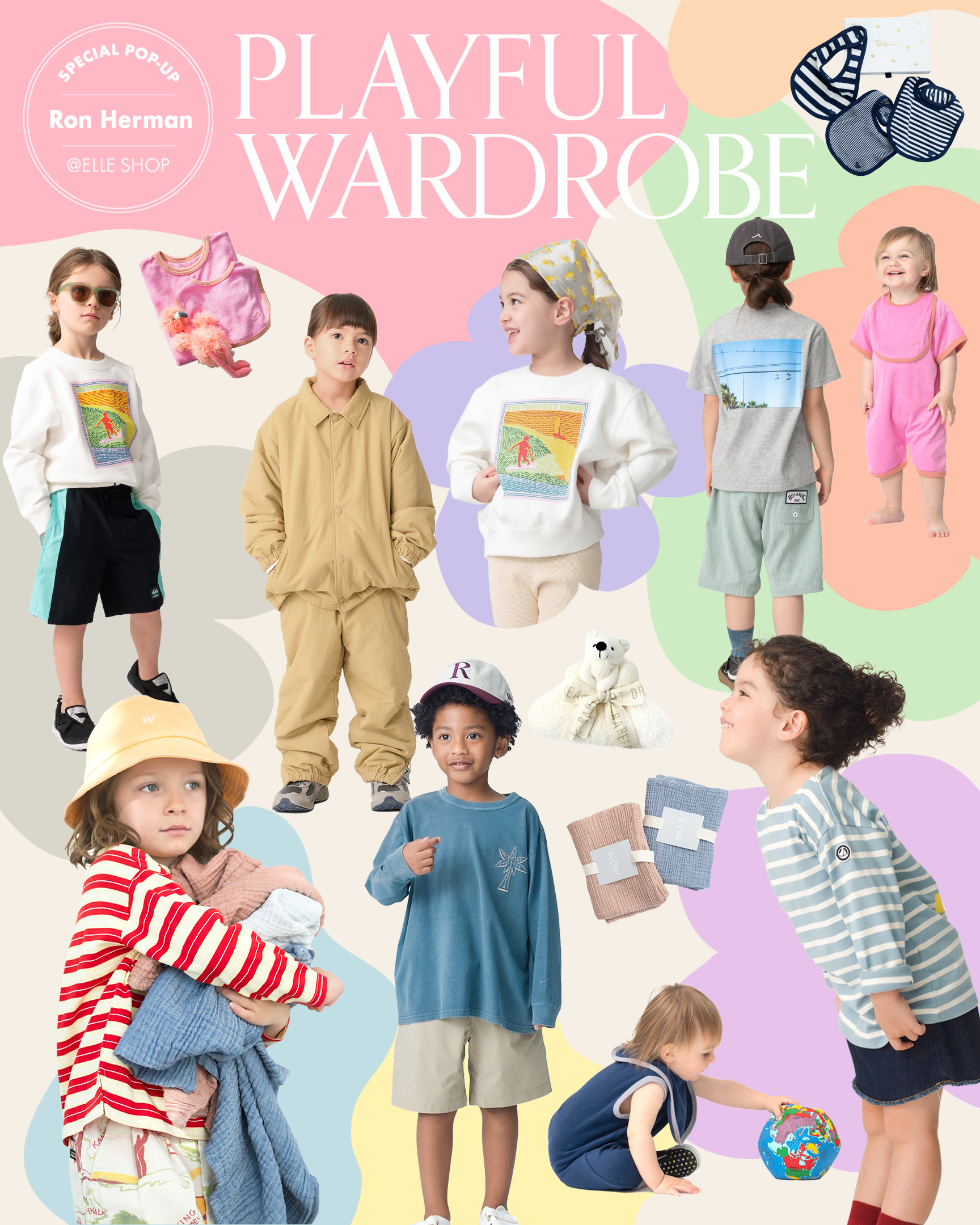 大人も楽しめる「ロンハーマン キッズ」が<br/>期間限定で初登場！