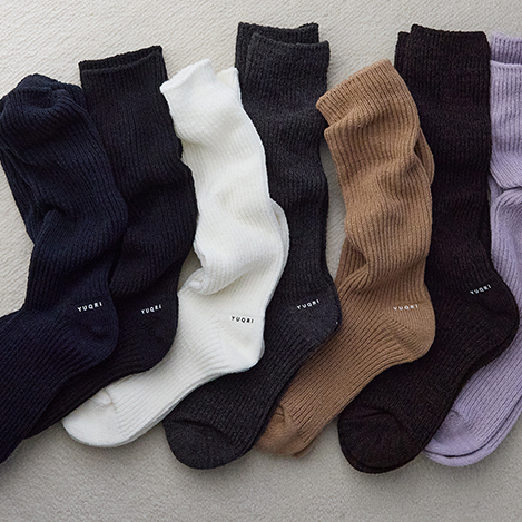 YUQRI - 履き心地にこだわったソックスブランド「YUQRI(ユクリ)」がNEWオープン！