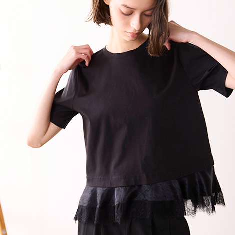 裾レースが今っぽい！　大人可愛いトップス＆ワンピース