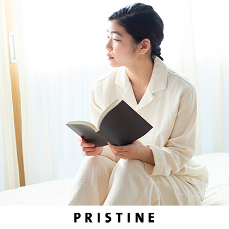 至福のスリーピングタイムをお約束する「プリスティン」のコットンパジャマ