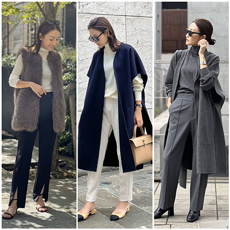 金子麻貴さんが着る「デザインワークス」