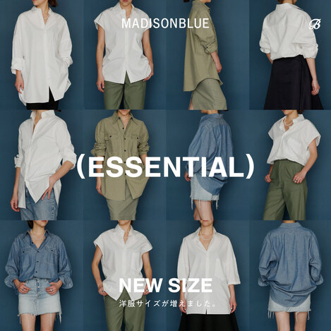 「マディソンブルー」のポップアップショップがスタート!ブランドの核となるESSENTIAL ITEMをご紹介