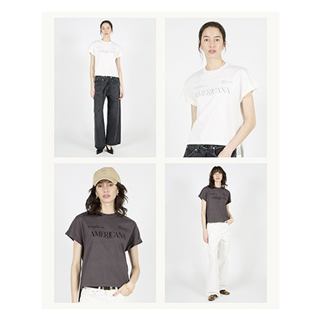 【ELLE SHOP限定】即戦力で着回せる。「アメリカーナ」の別注ロゴTをチェック