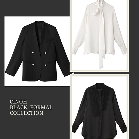 「チノ」の新提案! マニッシュ&エレガントな“BLACK FORMALコレクション”