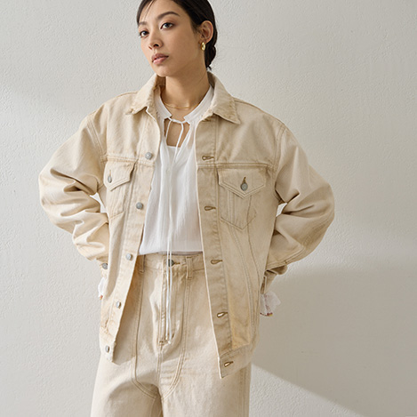 【PRE ORDER】ヴィンテージライクなデニムのセットアップや、オフショルダーデザインのダンボールプルオーバーなど新作予約スタート