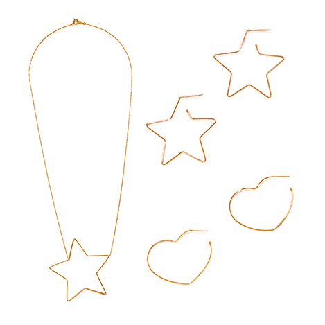 甘さを削ぎ落とした「ル ボンボン」のスター&ハートモチーフジュエリー