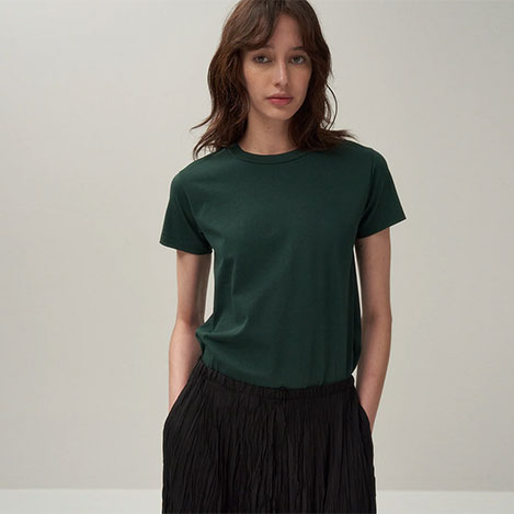 吸水と速乾に優れた「エイトン」オリジナルのドライコットン素材