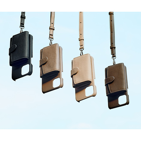 「デミウルーボ」iPhone用ハードケースとウォレットケース