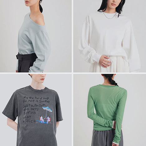 即戦力から春本番まで活躍! タイプ別に選ぶ最旬カットソー