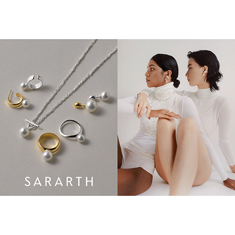 ヴィーガンパールとピュアシルバーの出合い。「サラース」の新たなコレクションがお目見え。
