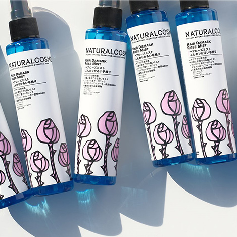ダマスクローズのサラサラミスト。ドライシャンプーや寝癖直しにも