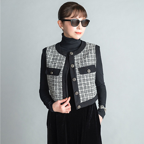 洗える機能性と軽やかな着心地を融合させた“進化形ツイード”が誕生しました