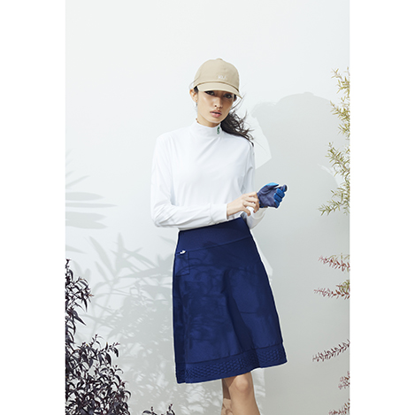 ゴルフスタイルも秋らしくシフト