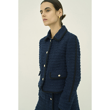 品よく華やぐツイード「エムダブリュー」オケージョンウェア