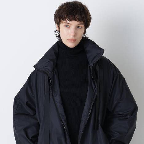 <RE STOCK>上質な印象のポンチョダウン