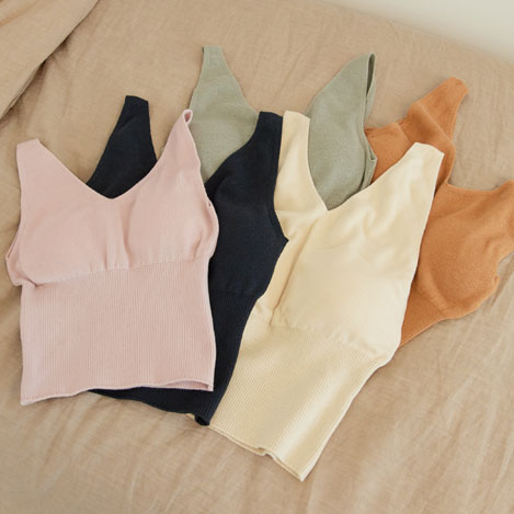 一度着たらやみつきになる「ネテネ」のニットブラレット【3選】