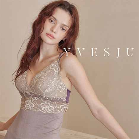 「YVESJU（イヴジュ）」より待望の新作が発売！エル・ショップ15周年を記念して一緒にお作りした“コラーゲン生地のブラキャミ”