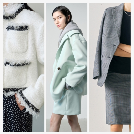 The Jacket Edit ひとつのジャケットで、ONもOFFも。