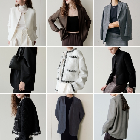 〈AUTUMN JACKETS〉秋の始まりに、選びたい一着。