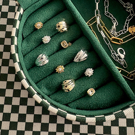 耳元で差がつく。「デイジー ロンドン」のスタッドピアス
