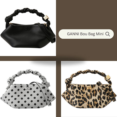 小さくても頼れる! 「ガニー」の「Bou Bag Mini」で旬のスタイルを